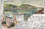 Pommern / Mosel Ansichtskarte / Postkarte / Litho / Gruss aus Pommern a. d. Mosel / F. J. Hermes -
