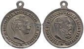 Preussen Tragbare Medaille / Anhänger / Friedrich III Deutscher Kaiser König v. Preussen -