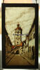 Rothenburg ob der Tauber In Blei gerahmte Hinterglasmalerei / Rothenburg ob der Tauber -