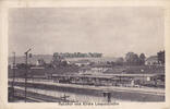 Leopoldshöhe / Höchte / Kreis Lippe Ansichtskarte / Postkarte / Bahnhof und Kirche Leopoldshöhe -