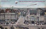 Deutsches Reich / Frankfurt a. Main Ansichtskarte / Postkarte / Zeppelin / Gruss von der Internationalen ... -