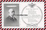 Deutsches Reich Ansichtskarte / Postkarte / Graf Zeppelin / Deutsches Krieger-Marsch-Lied. -
