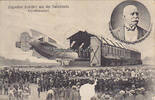 Deutsches Reich / Köln - Bickendorf Ansichtskarte / Postkarte / Zeppelin / Zeppelins Ausfahrt aus der Ballonhalle -