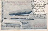 Deutsches Reich Ansichtskarte / Postkarte / Erster Aufstieg des Luftschiffes Graf Zeppelin -