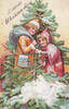 Deutsches Reich Ansichtskarte / Postkarte / Prägekarte / Fröhliche Weihnachten -