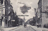 Castrop - Rauxel Ansichtskarte / Postkarte / Zeppelin / Castrop Wittenerstrasse -