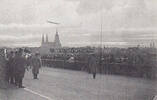 München Ansichtskarte / Postkarte / Zeppelins große Fernfahrt nach München am 1. ... -