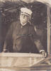 Deutsches Reich Foto / Graf Ferdinand von Zeppelin in seinem Luftschiff -