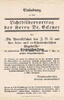 Wien / Österreich Einladung zu dem Lichtbildvortrag des Herrn Dr. Eckener und Eintrittskarte -