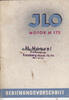 Pinneberg / Hamburg Bedienungsvorschrift / JLO - Motor M 175 -