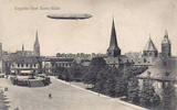Deutsches Reich / Essen / Ruhr Ansichtskarte / Postkarte / Zeppelin über Essen - Ruhr -