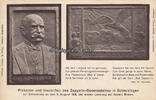 Deutsches Reich / Echterdingen Ansichtskarte / Postkarte / Plaketten und Inschriften des Zeppelins -.... -