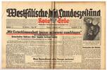 Drittes Reich / Westfalen Westfälische Landeszeitung Rote Erde / Amtliches Blatt der NSDAP -