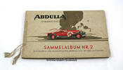 Deutsches Reich Sammelbilderalbum Nr. 2 / Abdulla Cigarettes / Automobile der bekanntesten ... -