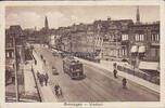 Groningen / Niederlande Ansichtskarte / Postkarte / Groningen - Viaduct / Straßenbahn -