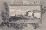Deutsches Reich Ansichtskarte / Postkarte / Gesegnete Weihnachten! / S. M. S. König Albert -