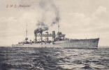 Deutsches Reich Ansichtskarte / Postkarte / S. M. S. Karlsruhe -