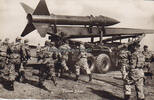 Bundesrepublik Deutschland Ansichtskarte / Postkarte / Unsere Bundeswehr / Rakete Honest Johns mit... -