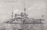 Deutsches Reich Ansichtskarte / Postkarte / S. M. S. Kaiser Friedrich III. -