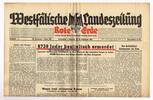 Drittes Reich / Westfalen Westfälische Landeszeitung Rote Erde / Amtliches Blatt der NSDAP -