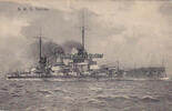 Deutsches Reich Ansichtskarte / Postkarte / S.M.S. Nassau -