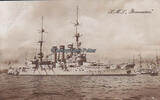 Deutsches Reich Ansichtskarte / Postkarte / S.M.S. Pommern -