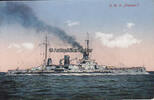 Deutsches Reich Ansichtskarte / Postkarte / S.M.S. Nassau -