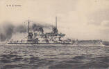 Deutsches Reich Ansichtskarte / Postkarte / S.M.S. Nassau -