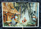 Bundesrepublik Deutschland Schulwandkarte / Rollbild Karte / Lehrtafel / Märchen / Hänsel und Gretel -