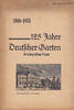 Göttingen Programm / 125 Jahre Deutscher Garten / 1806-1931 -