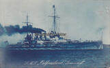 Deutsches Reich Ansichtskarte / Postkarte / S.M.S. Ostfriesland, Linienschiff -