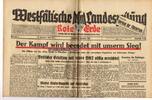Drittes Reich / Westfalen Westfälische Landeszeitung Rote Erde / Amtliches Blatt der NSDAP -
