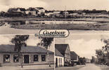Casekow / Krs. Angermünde Ansichtskarte / Postkarte / Dorfstraße / Konsum-Landwarenhaus -