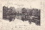 Osnabrück Ansichtskarte / Postkarte / Partie an der Hase -