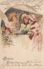 Deutsches Reich Ansichtskarte / Postkarte / Künstlerkarte / R. Kratki / Fröhliche Weihnachten -