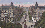 Frankfurt am Main Ansichtskarte / Postkarte / Kaiserstrasse mit Hauptbahnhof -
