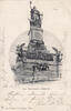 Rüdesheim am Rhein Ansichtskarte / Postkarte / Das Niederwald - Denkmal -