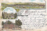 Hüsten / Herdringen / Neheim - Hüsten / Arnsberg Ansichtskarte / Postkarte / Litho / Gruss aus Hüsten / Schloss Herdringen -