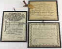 Deutsches Reich 1918-1922 3 gerahmte Urkunden mit Kriegsdenkm&uuml;nze von Ru... 160,00 EUR  + 15,00 EUR frais d'envoi