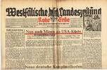 Drittes Reich / Westfalen 15.7.1942 Westf&auml;lische Landeszeitung Rote Erde... 18,00 EUR  + 12,00 EUR frais d'envoi