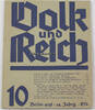 Drittes Reich / Berlin 1938 Volk und Reich / Politische Monatshefte / 14... 22,00 EUR  + 12,00 EUR frais d'envoi