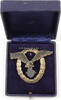 Drittes Reich O.J. Luftwaffen=Flugzeugf&uuml;hrer=Abzeichen im Etui 2 1590,00 EUR envoi gratuit