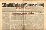 Drittes Reich / Westfalen 10.12.1943 Westf&auml;lische Landeszeitung Rote Erd... 18,00 EUR  + 12,00 EUR frais d'envoi