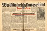 Drittes Reich / Westfalen 13.12.1943 Westf&auml;lische Landeszeitung Rote Erd... 18,00 EUR  + 12,00 EUR frais d'envoi