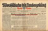 Drittes Reich / Westfalen 16.12.1943 Westf&auml;lische Landeszeitung Rote Erd... 18,00 EUR  + 12,00 EUR frais d'envoi