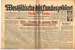 Drittes Reich / Westfalen 9.3.1944 Westf&auml;lische Landeszeitung Rote Erde ... 18,00 EUR  + 12,00 EUR frais d'envoi