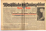 Drittes Reich / Westfalen 17.3.1944 Westf&auml;lische Landeszeitung Rote Erde... 18,00 EUR  + 12,00 EUR frais d'envoi
