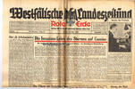Drittes Reich / Westfalen 20.3.1944 Westf&auml;lische Landeszeitung Rote Erde... 18,00 EUR  + 12,00 EUR frais d'envoi