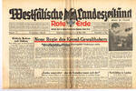 Drittes Reich / Westfalen 18. u. 19.03.1944 Westf&auml;lische Landeszeitung R... 18,00 EUR  + 12,00 EUR frais d'envoi