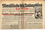 Drittes Reich / Westfalen 15.2.1943 Westf&auml;lische Landeszeitung Rote Erde... 18,00 EUR  + 12,00 EUR frais d'envoi